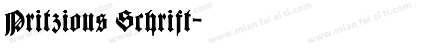 Pritzious Schrift字体转换